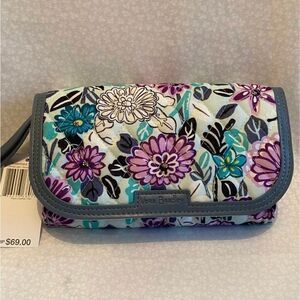 Vera Bradley Trimmed Wristlet Penelope's Garden